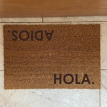 Fußmatte Kokos "HOLA - ADIOS"