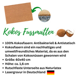 Fußmatte Kokos "HOPE YOU HAVE WINE"
