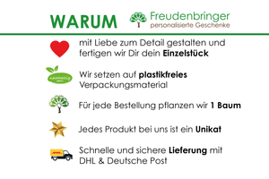 Personalisiertes Schneidebrett - Geschenk zur Hochzeit | Jubiläum | Einzugsgeschenk