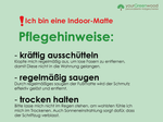 Fußmatte Kokos "Bier dabei Eintritt frei"