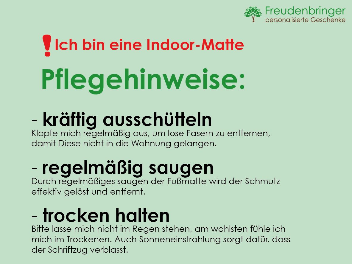 Fußmatte Kokos "HOPE YOU HAVE WINE"