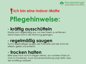 Fußmatte Kokos "HOPE YOU HAVE WINE"