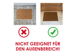 Fußmatte Kokos "Also auf dich hab ich heute GAR KEINEN BOCK"