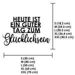 Schriftzug 3D aus Holz "heute ist ein guter Tag zum Glücklichsein"