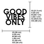 Schriftzug 3D aus Holz "GOOD VIBES ONLY" (2)