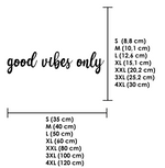 Schriftzug 3D aus Holz "good vibes only" (3)