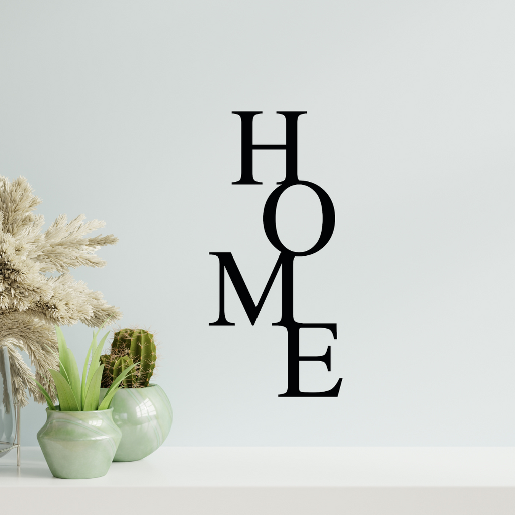 Schriftzug 3D aus Holz "HOME" (3)