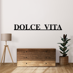 Schriftzug 3D aus Holz "DOLCE VITA"
