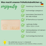 Frühstücksbrettchen personalisiert