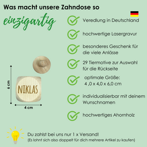Milchzandose personalisiert
