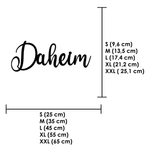 Schriftzug 3D aus Holz "Daheim" | Holz Schriftzug | Wandtattoo Holz | Wanddeko
