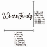Schriftzug 3D aus Holz "We are Family" | Holz Schriftzug | Wandtattoo Holz | Wanddeko