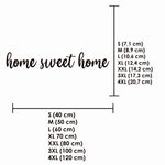 Schriftzug 3D aus Holz "home sweet home" | Holz Schriftzug | Wandtattoo Holz | Wanddeko