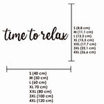 Schriftzug 3D aus Holz "time to relax" | Holz Schriftzug | Wandtattoo Holz | Wanddeko