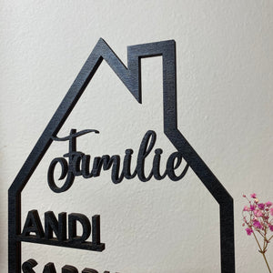 Haus mit Namen
