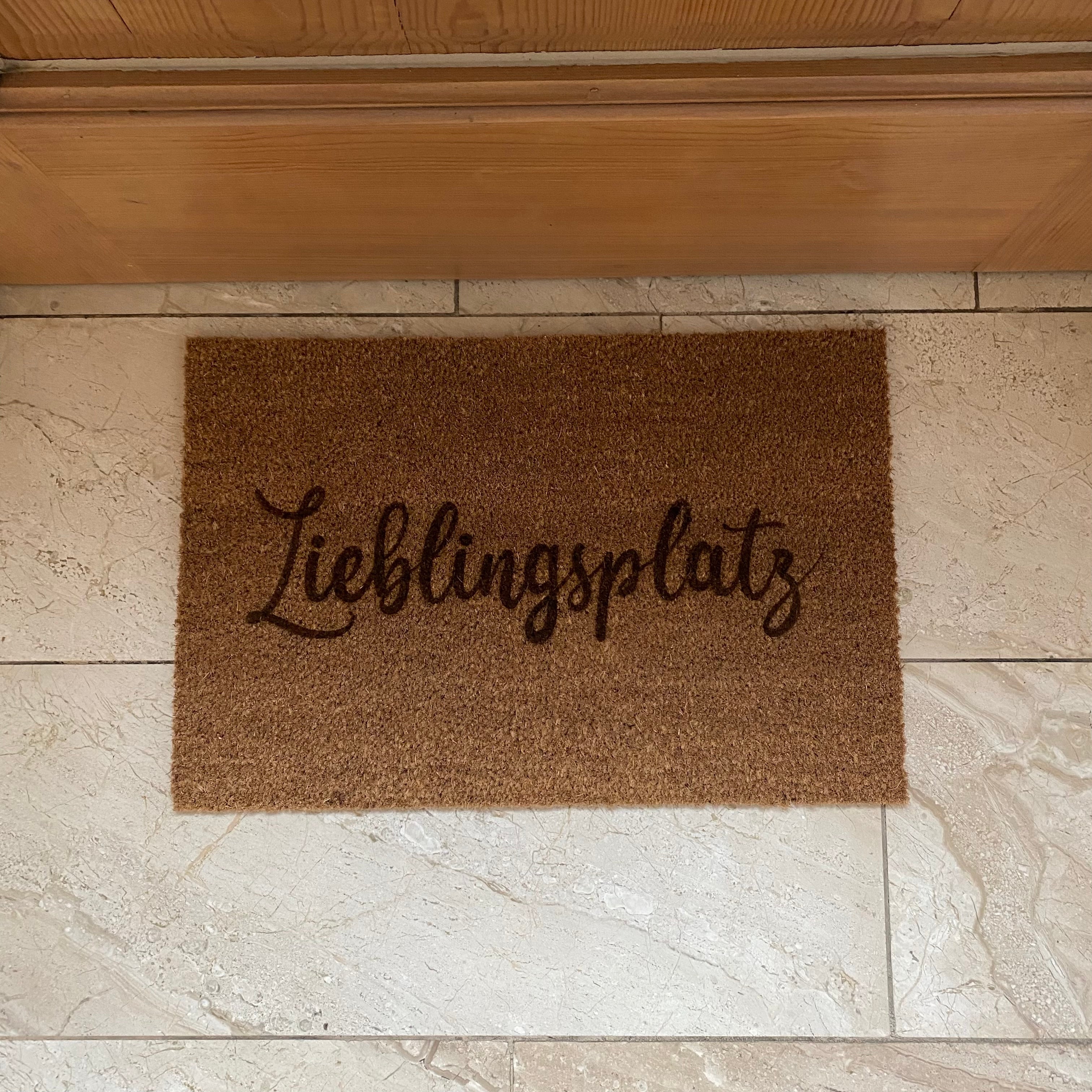 Fußmatte "Lieblingsplatz"