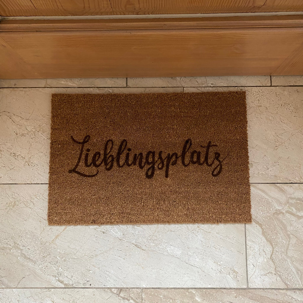 Fußmatte "Lieblingsplatz"