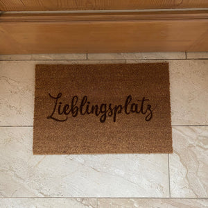 Fußmatte "Lieblingsplatz"