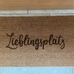Fußmatte "Lieblingsplatz"