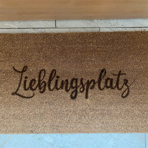 Fußmatte "Lieblingsplatz"