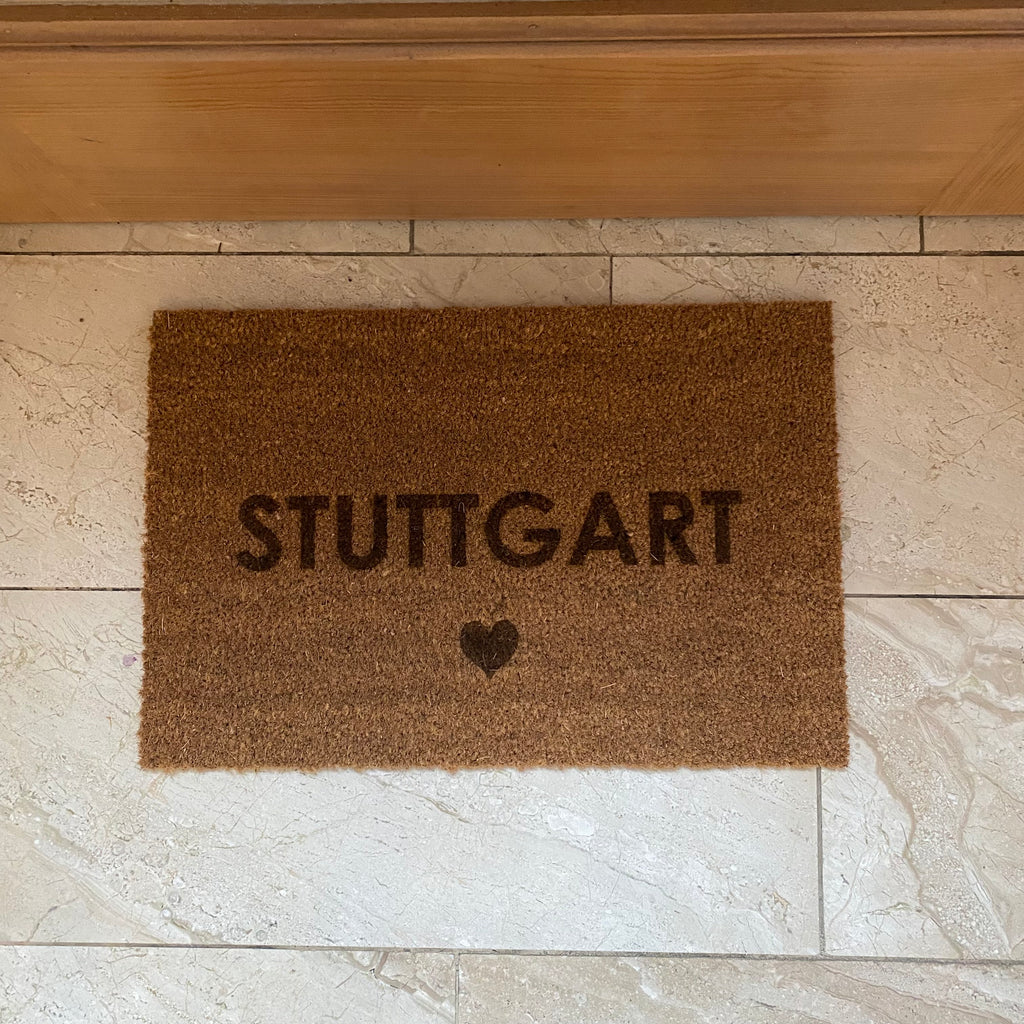 Fußmatte "Städtename"