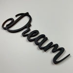 Schriftzug 3D aus Holz "Dream"