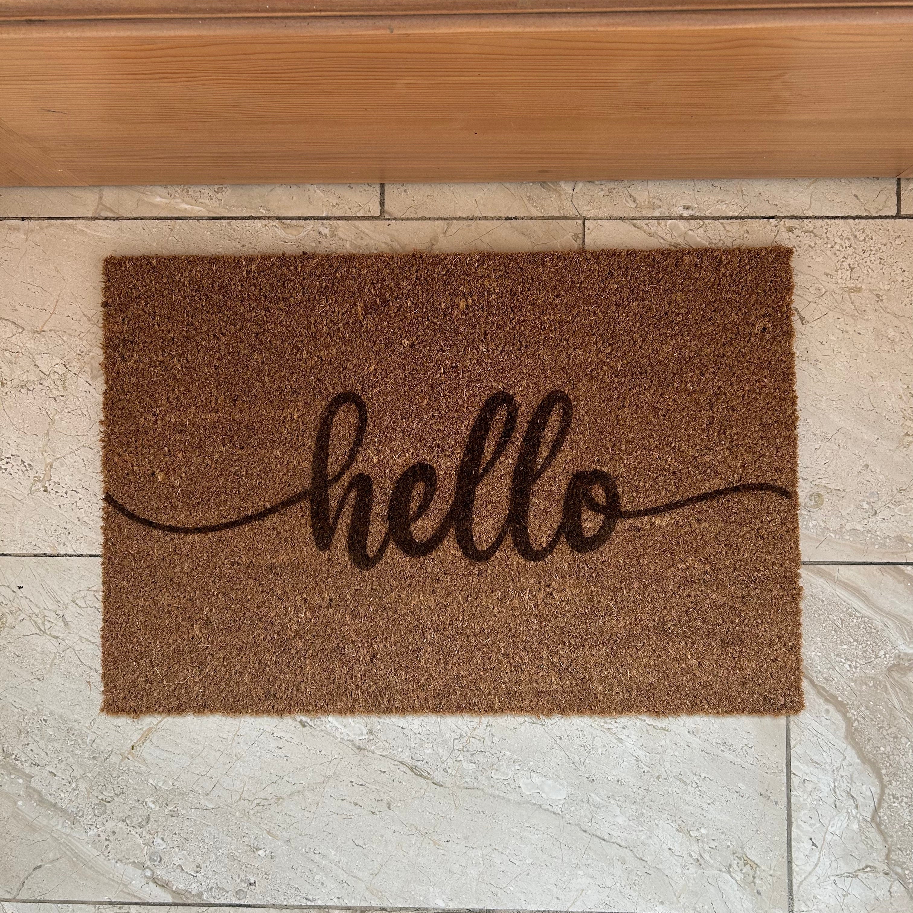 Fußmatte "hello"