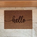 Fußmatte "hello"