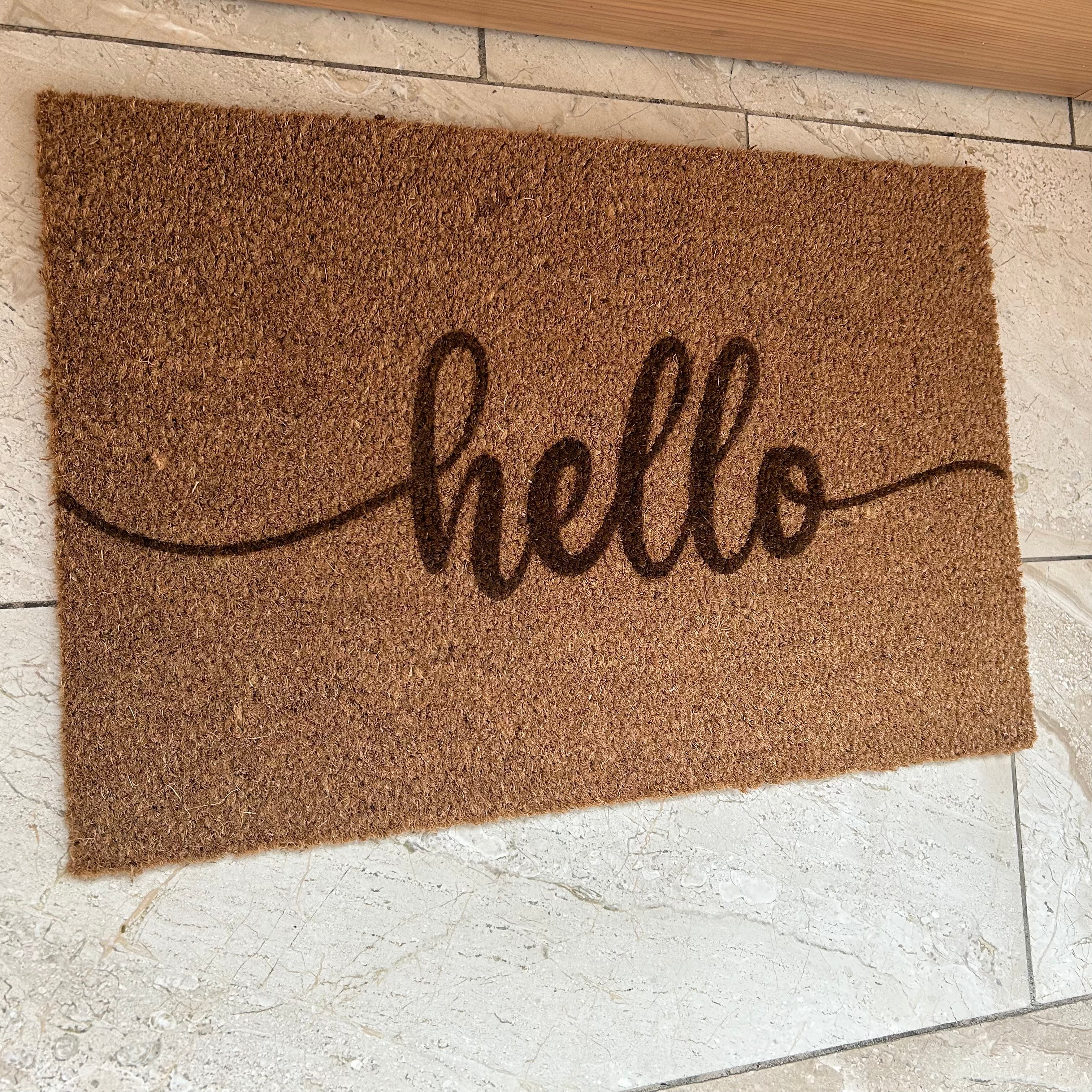 Fußmatte "hello"
