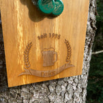 Wandflaschenöffner inkl. Magnet, Flaschenöffner personalisiert, Vatertagsgeschenk, Vatertag, Geburtstagsgeschenk