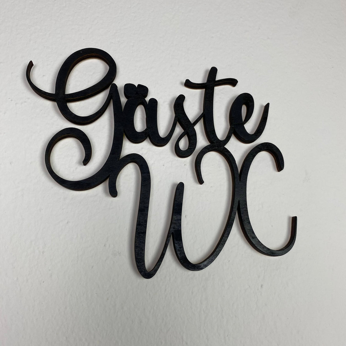 Badezimmer Schild Aus Holz - Rustikale WC Beschilderung Für Hotel & Zuhause