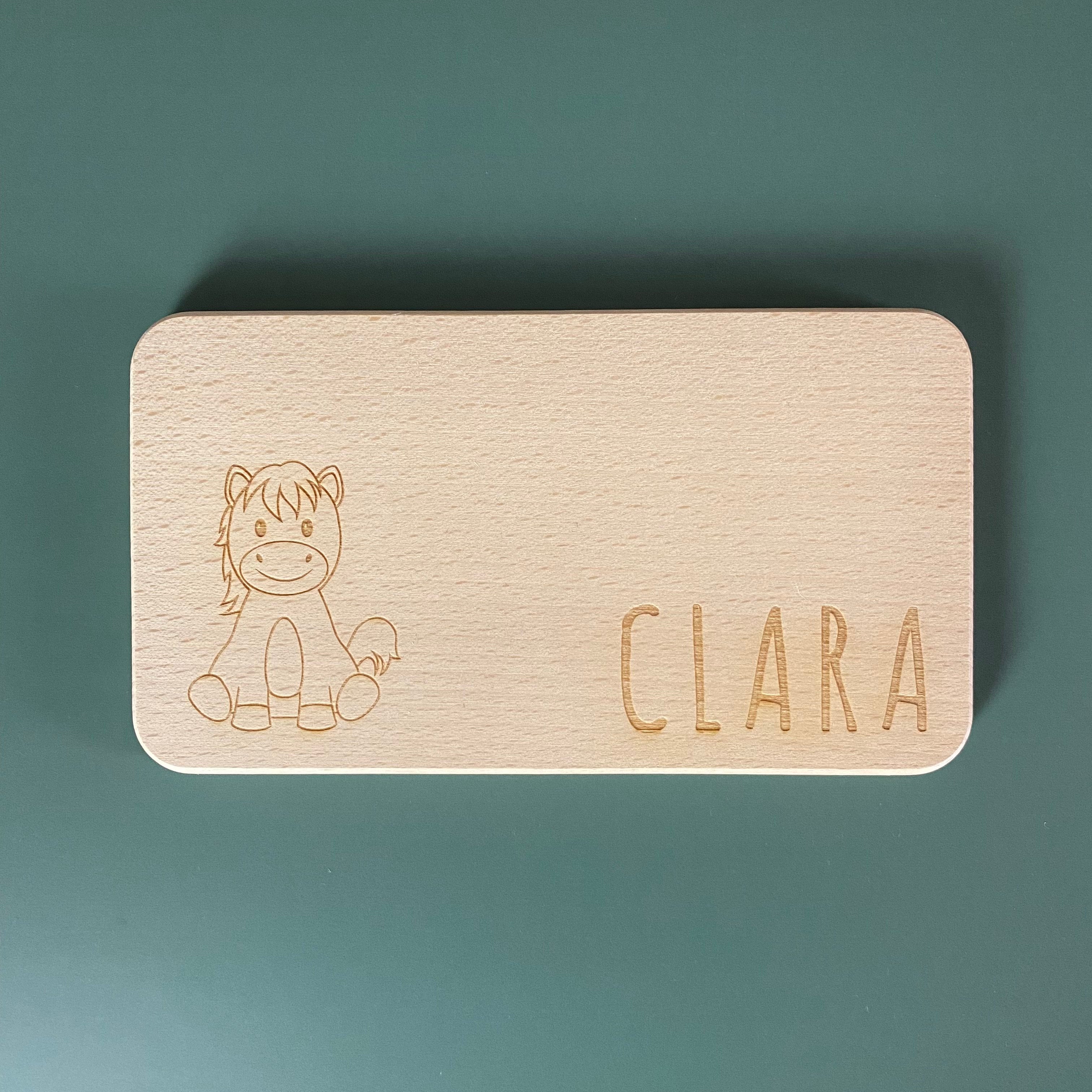 Frühstücksbrettchen personalisiert