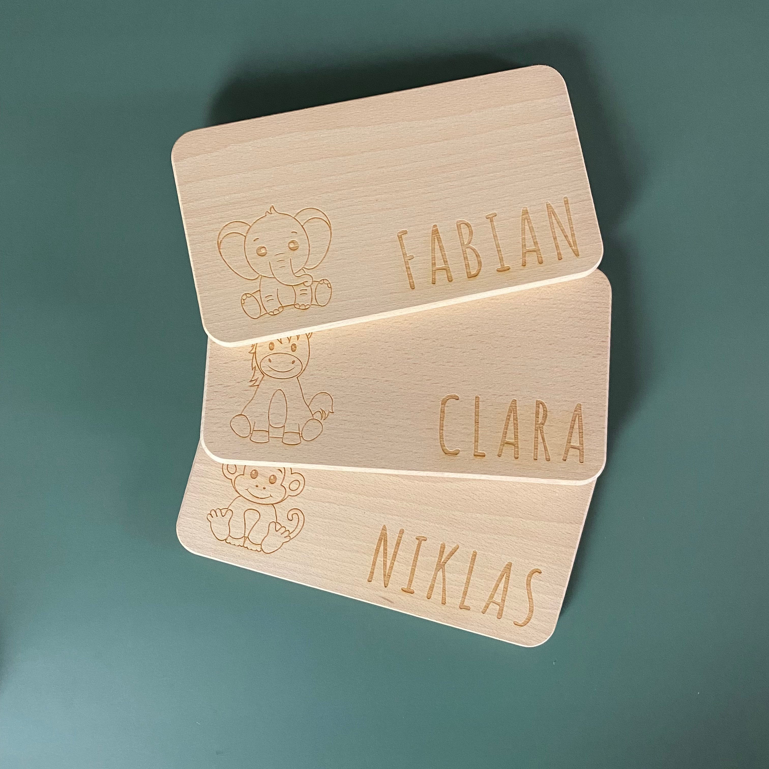Frühstücksbrettchen personalisiert