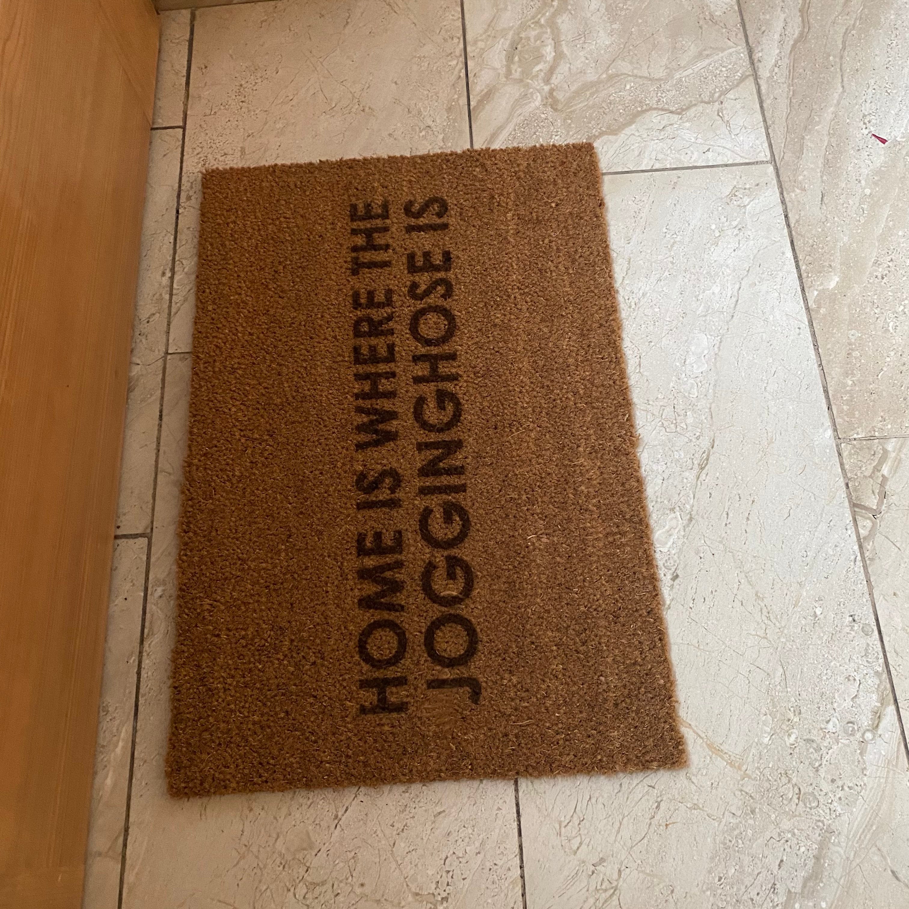 Fußmatte Kokos "Home is where the JOGGINGHOSE is"