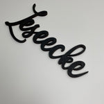 Schriftzug 3D aus Holz "Leseecke" | Holz Schriftzug | Wandtattoo Holz | Wanddeko