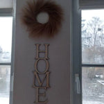 Schriftzug 3D aus Holz "HOME" (2)