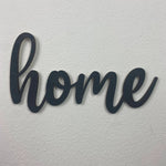 Schriftzug 3D aus Holz "home" | Holz Schriftzug | Wandtattoo Holz | Wanddeko