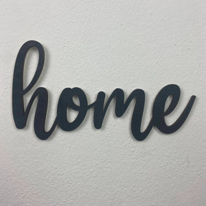 Schriftzug 3D aus Holz "home" | Holz Schriftzug | Wandtattoo Holz | Wanddeko