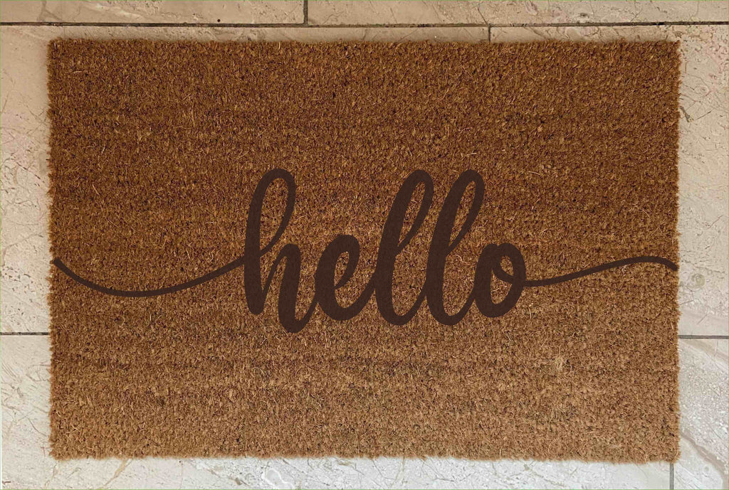 Fußmatte "hello"