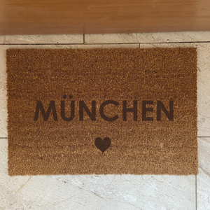 Fußmatte "Städtename"
