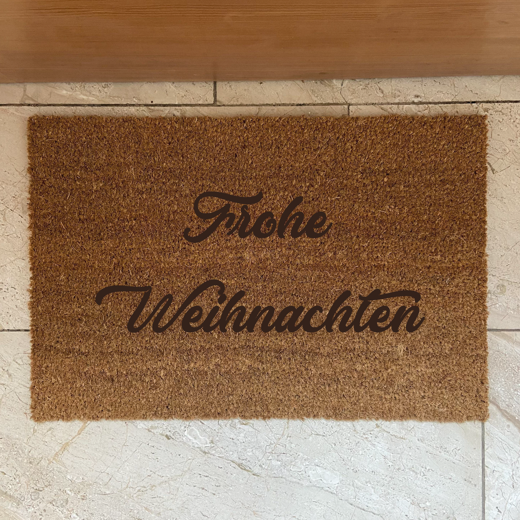 Fußmatte Kokos "Frohe Weihnachten"