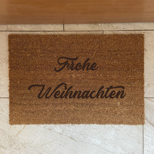 Fußmatte Kokos "Frohe Weihnachten"