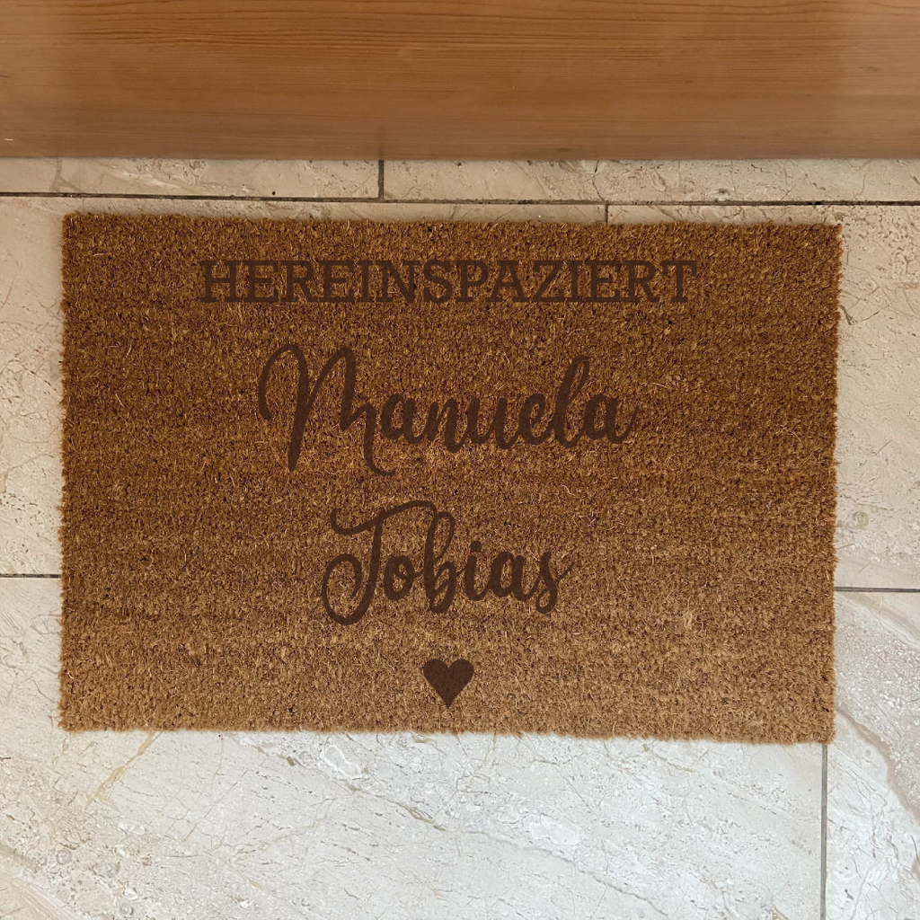 Fußmatte "Hereinspaziert"