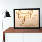 Wandbild "better together"