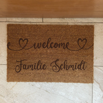 Fußmatte "Welcome Familie"