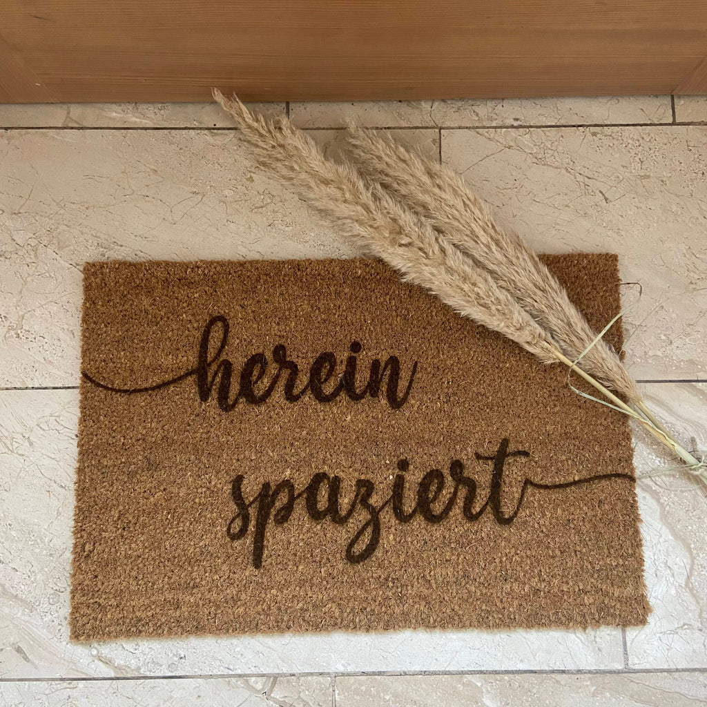 Fußmatte "herein spaziert"