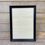 Wandbild "Beste Freundin"