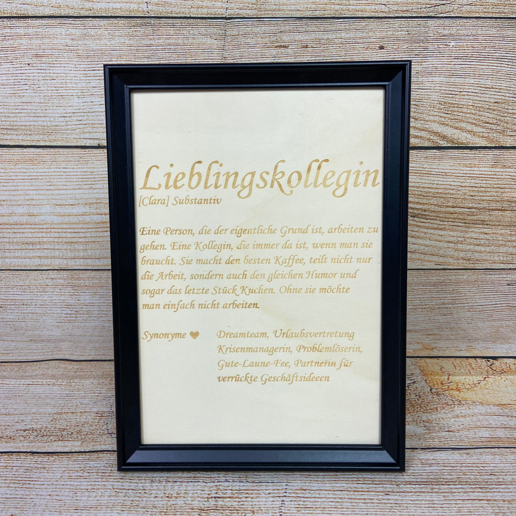 Wandbild "Lieblingskollegin"