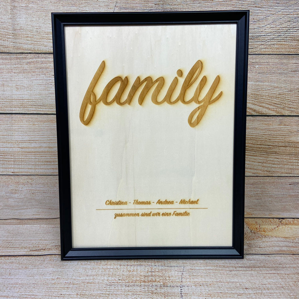 Wandbild "family"
