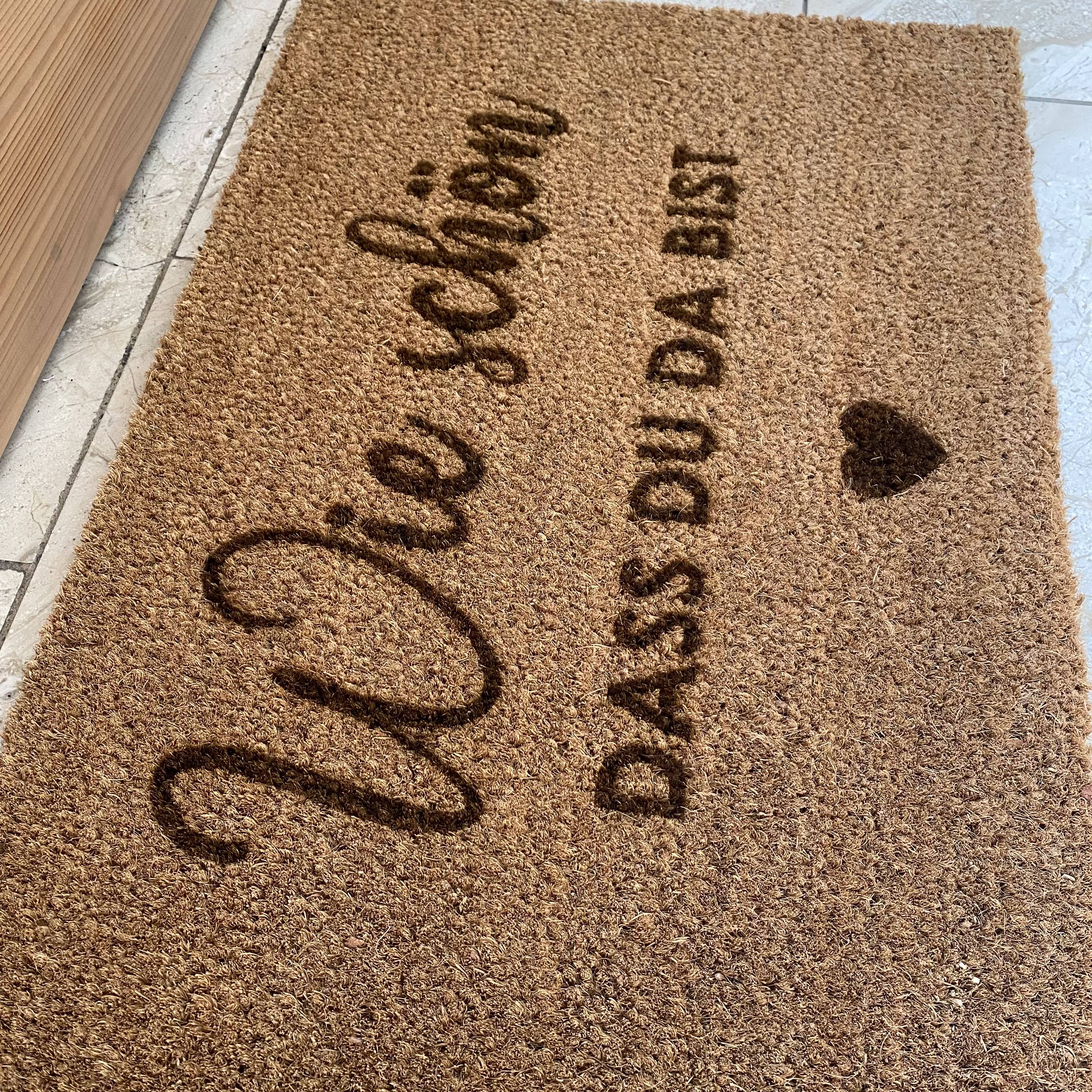 Fußmatte "wie schön dass du da bist"